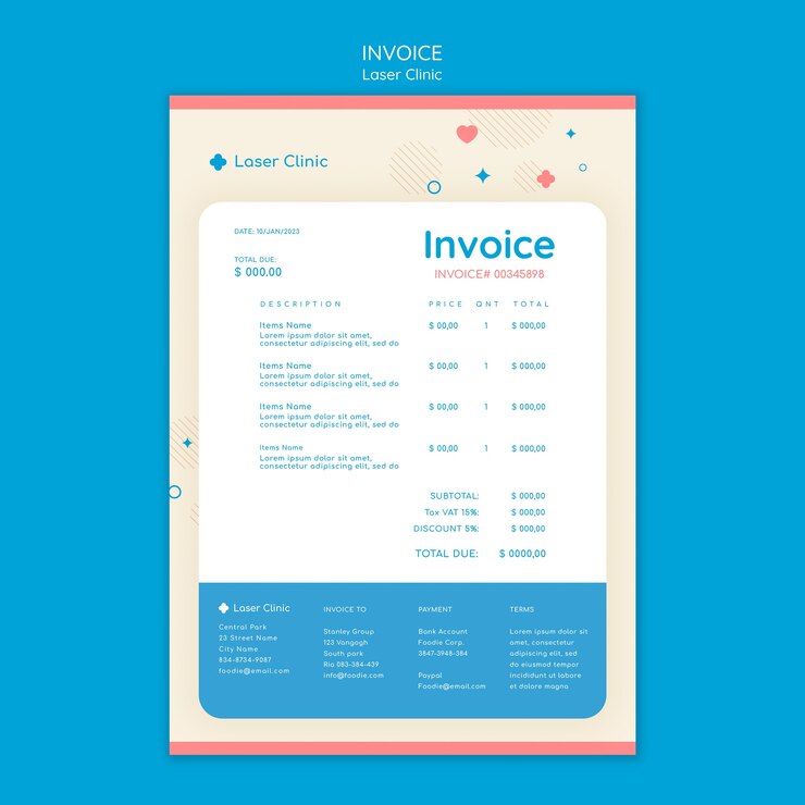 Free PSD laser clinic template design