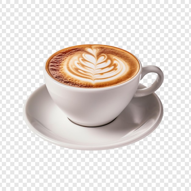 Free PSD latte isolated on transparent background