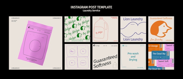 無料PSD ランドリーサービスのテンプレートの設計