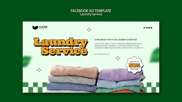 Laundry service template design