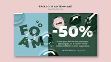 無料PSD ランドリーサービスのテンプレートの設計