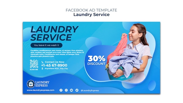 Laundry service template design