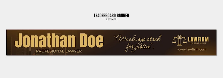 Free PSD lawyer template design