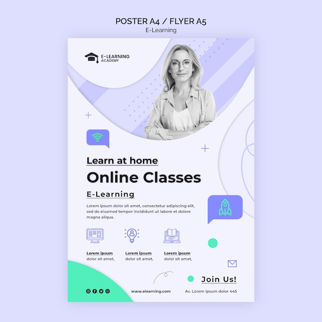 Learn from gome flyer template