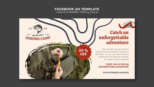 Leisure and wildlife facebook template