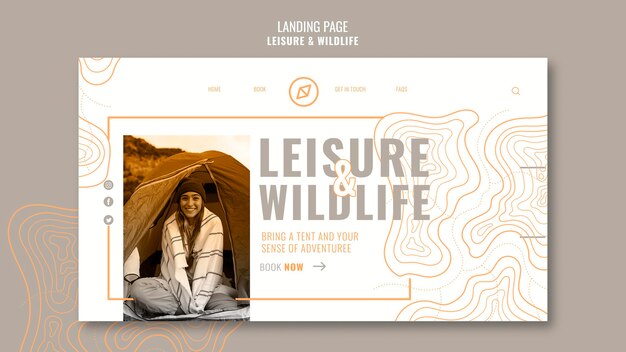 Leisure and wildlife landing page