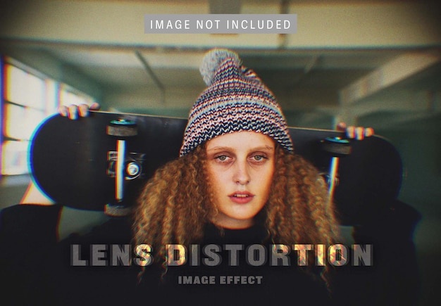 Free PSD lens distortion image effect