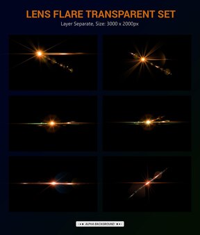 Lens flares amp stars pack