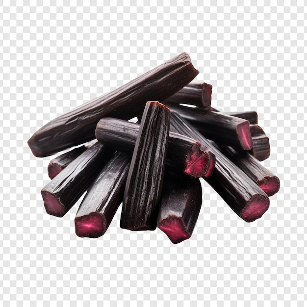 Free PSD licorice isolated on transparent background