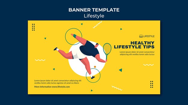 Lifestyle banner template