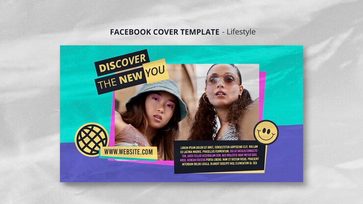 無料PSD ライフスタイルコンセプトfacebookカバーテンプレート