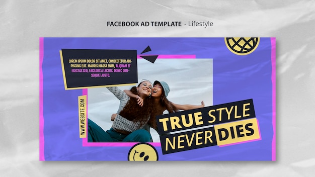 Lifestyle Concept Facebook Template – Free Download