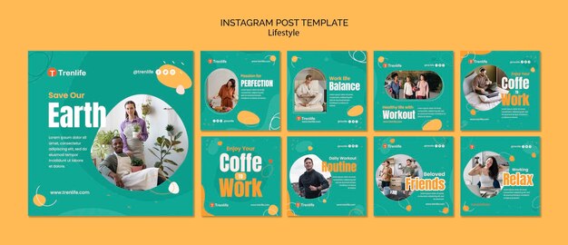Lifestyle template design