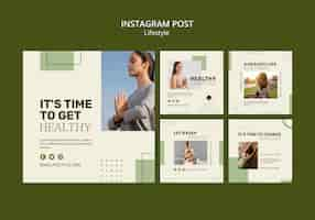 Free PSD lifestyle template design