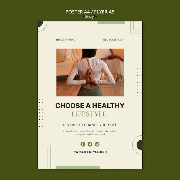 Free Lifestyle Template Design PSD – Download for Free