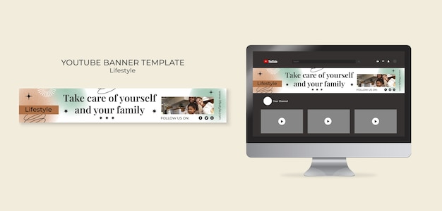 Free PSD lifestyle template design