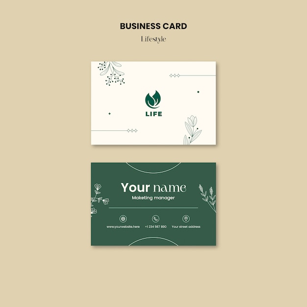 Lifestyle template design