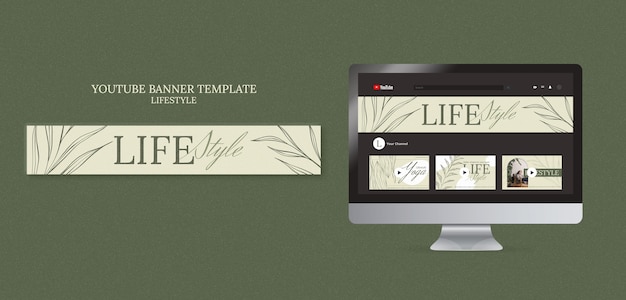 Free PSD lifestyle template design