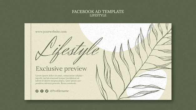 Lifestyle template design