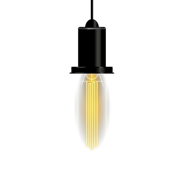 Light bulbs isolated