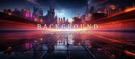 Free PSD light effect blurred background