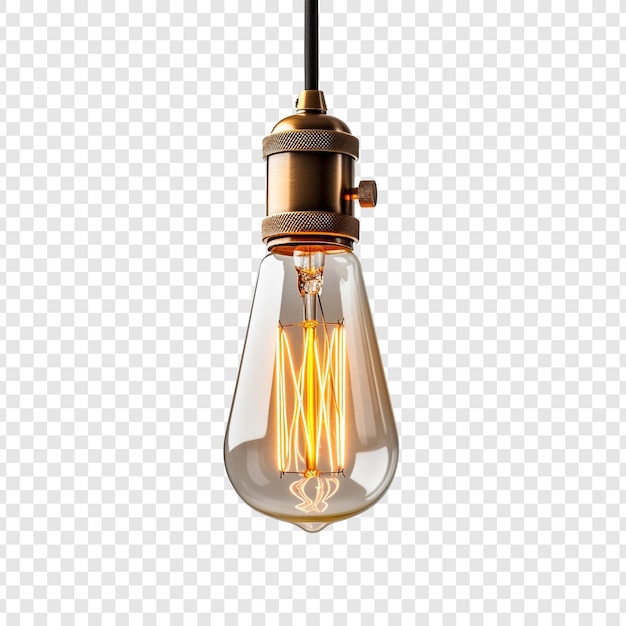 Light fixture isolated on transparent background