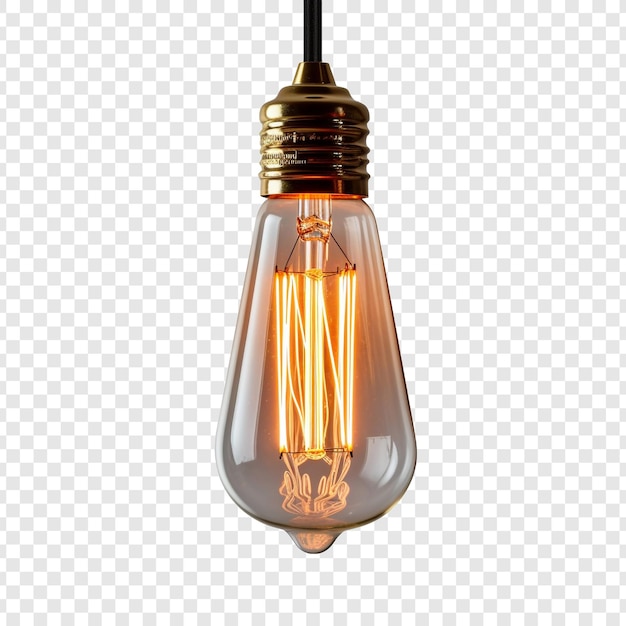 Free PSD light fixture isolated on transparent background