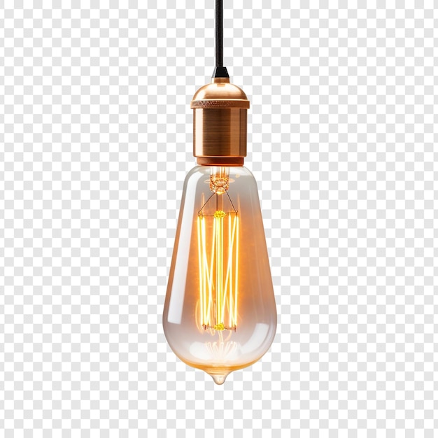 Light fixture isolated on transparent background