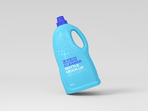 Mockup di bottiglia di detergente liquido Psd Gratuite