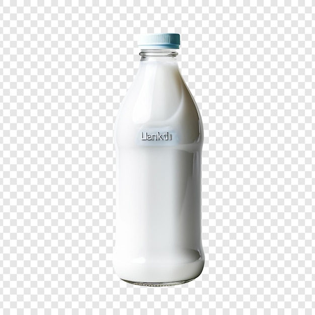 Free PSD liquid laundry starch bottle isolated on transparent background