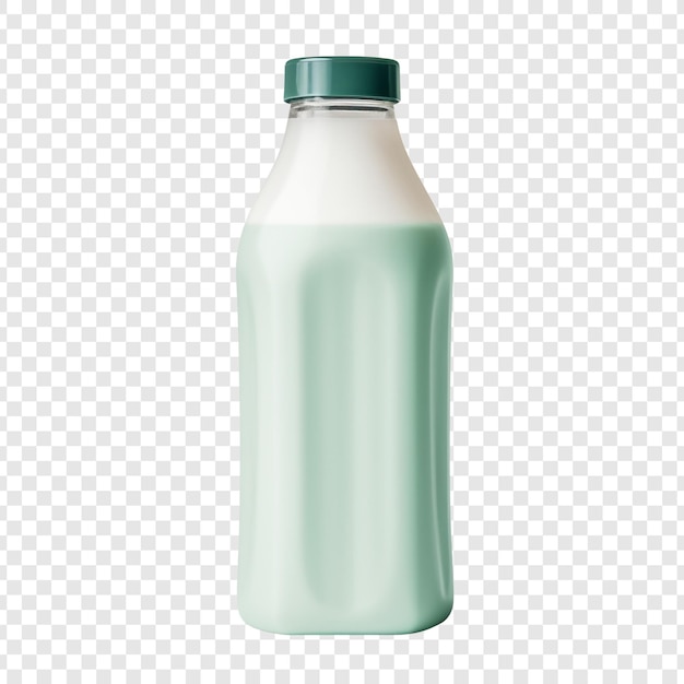 Free PSD liquid laundry starch bottle isolated on transparent background