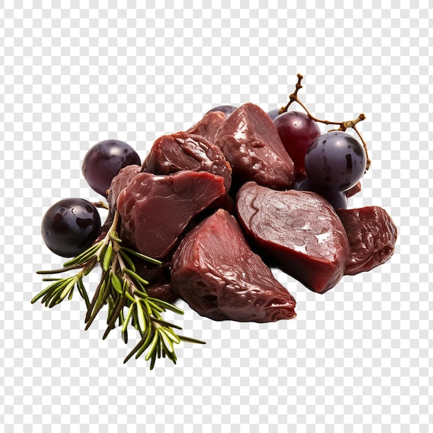 Free PSD liver isolated on transparent background