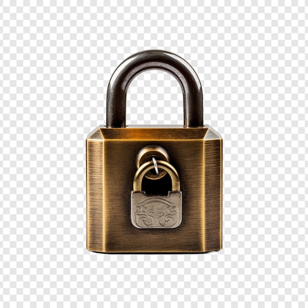 Lock isolated on transparent background – Free PSD Template Download