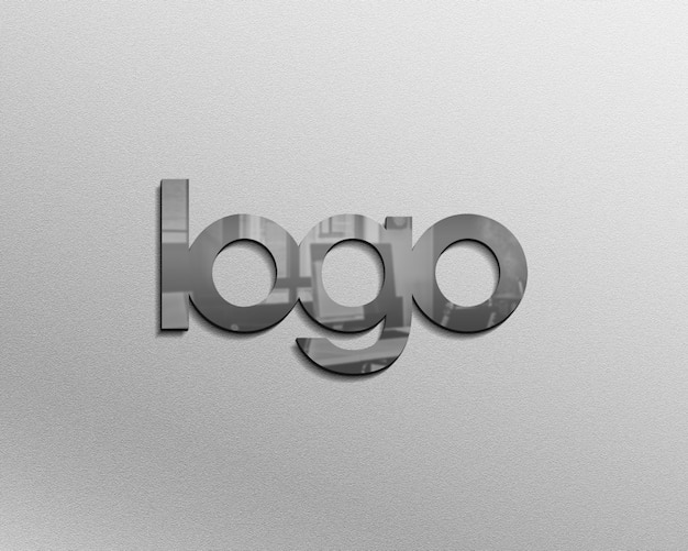 Logo mockup 3d