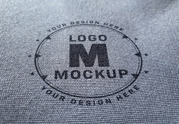 Download Premium Psd Logo Mockup Button Jeans PSD Mockup Templates