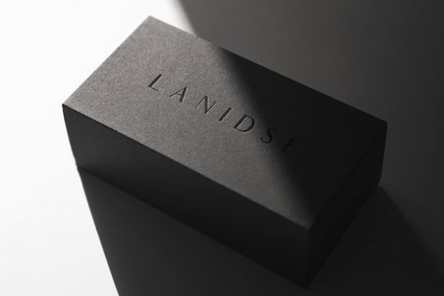 Logo mockup luxury box watch