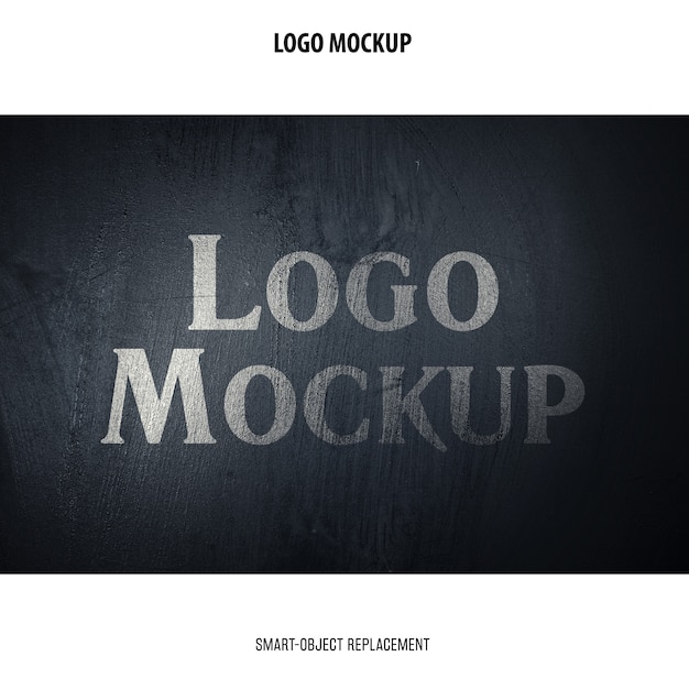 Free PSD Logo Mockup – Download Now