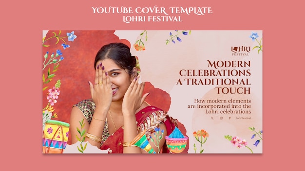 Lohri template design