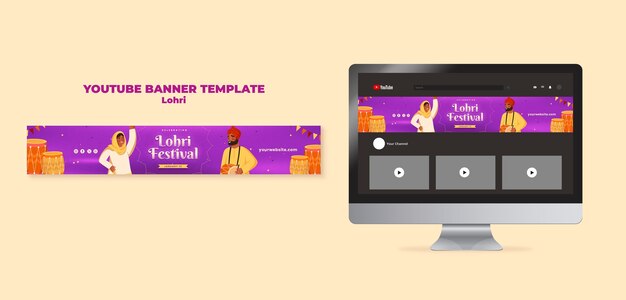 Lohri template design