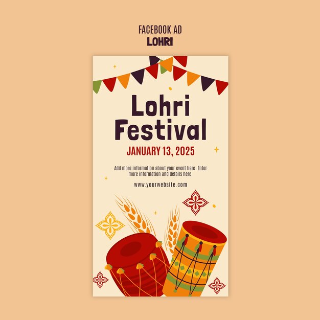 lohri  template design