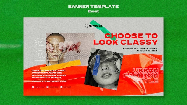 Look classy banner template