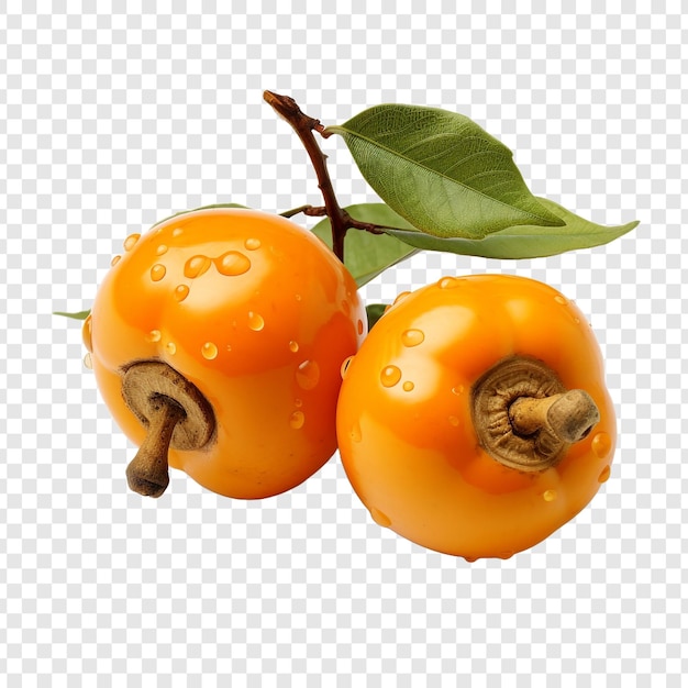 Loquat isolato su sfondo trasparente