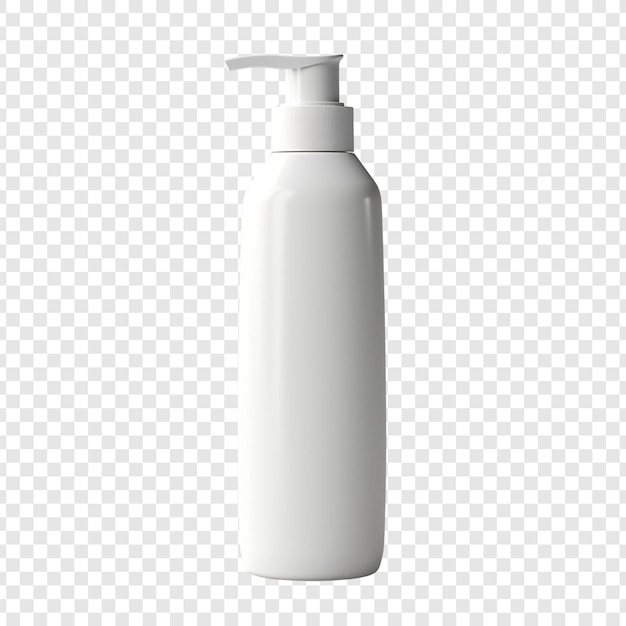 Free PSD lotion bottle isolated on transparent background