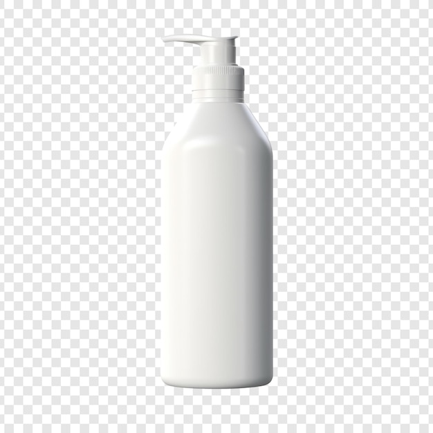 Lotion bottle isolated on transparent background