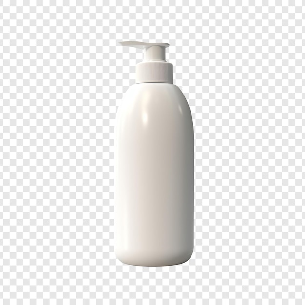 Free PSD lotion bottle isolated on transparent background