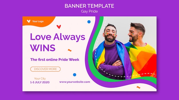 Love always wins banner template