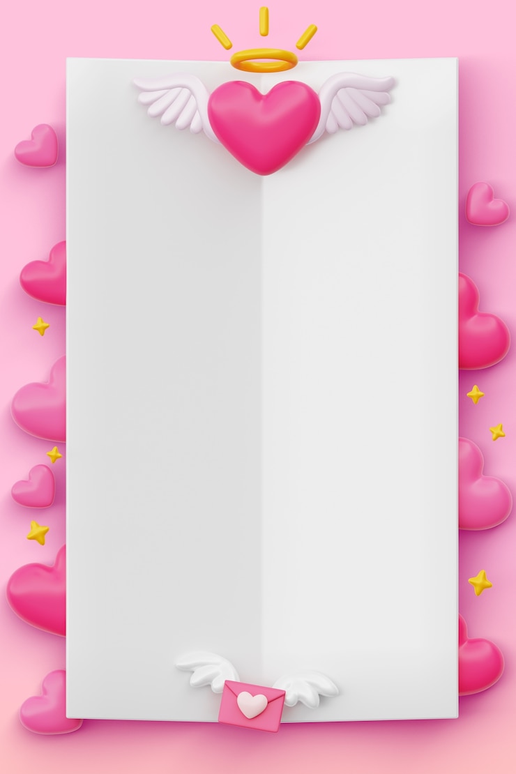 मुफ़्त PSD love vertical sales blank banner background
