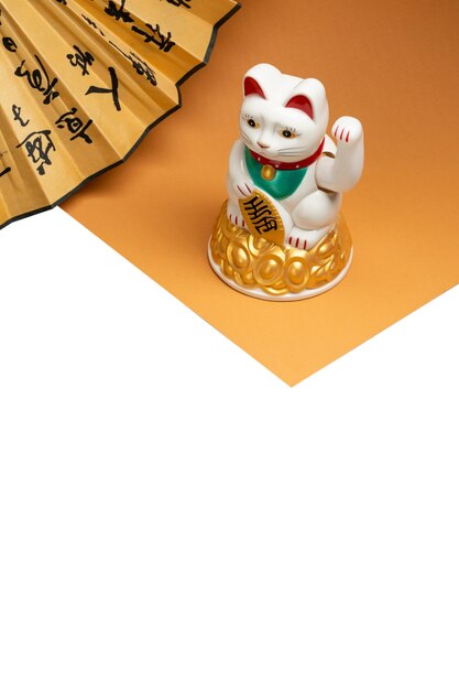幸運な猫の静物