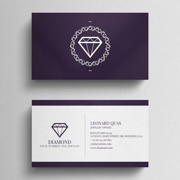 Luxury business card template