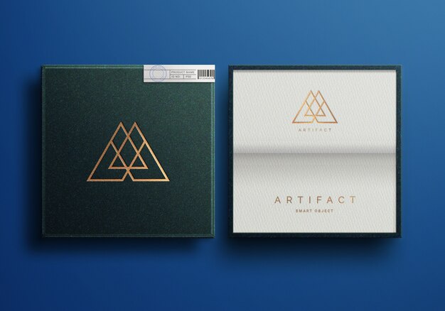 Download Free Psd Logo Mockup Luxury Box